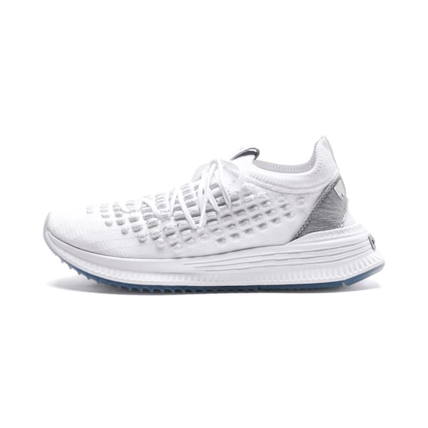 AVID FUSEFIT Kids' Sneakers, Puma White-Silver-Puma White, extralarge