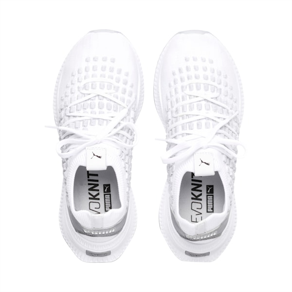 AVID FUSEFIT Kids' Sneakers, Puma White-Silver-Puma White, extralarge