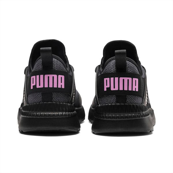 Pacer Next Cage Knit Kids' Shoes, Puma Black-Puma Black-Orchid, extralarge-IND