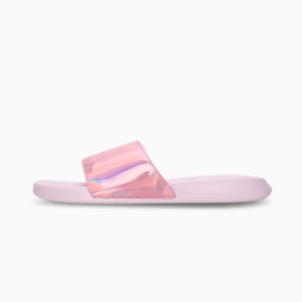 Popcat Chrome Women's Slides, Winsome Orchid-Orchid, extralarge-IND