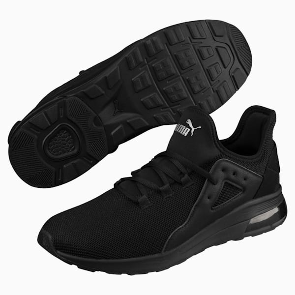 Electron Street Unisex Sneakers, Puma Black-Puma Black-Puma Black, extralarge