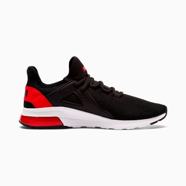 Electron Street Men's Sneakers, Puma Black-High Risk Red, extralarge