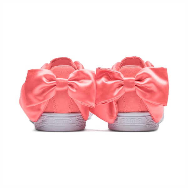 Puma pink sneakers with bow store