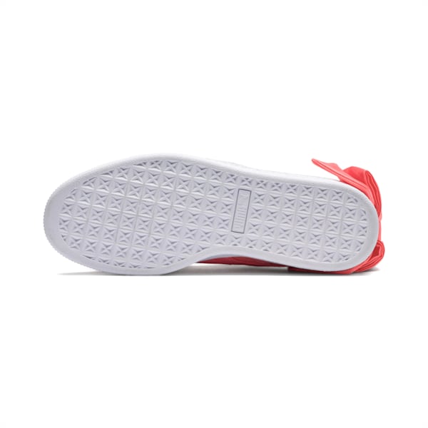 Suede Bow Women's Sneakers, Shell Pink-Shell Pink, extralarge-IND