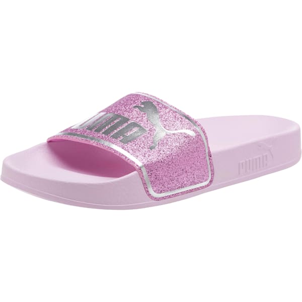 Leadcat Glow Slides JR, Winsome Orchid-Orchid-Puma Silver, extralarge