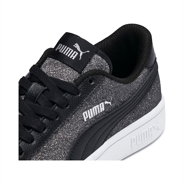 Smash v2 Glitz Glam Sneakers JR, Puma Black-Puma Silver, extralarge-IND