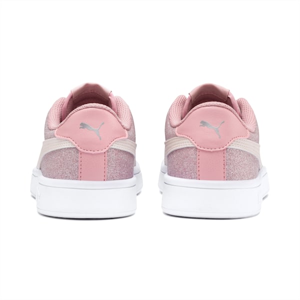 Smash v2 Glitz Glam Sneakers JR, B Rose-P Parchment-Silvr-Wht, extralarge-IND
