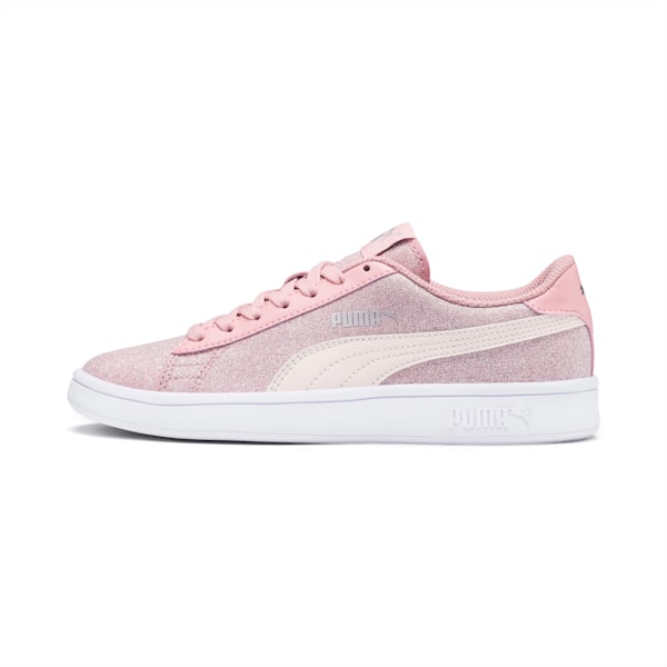 Smash v2 Glitz Glam Sneakers JR, B Rose-P Parchment-Silvr-Wht, extralarge-IND