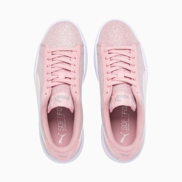 Smash v2 Glitz Glam Sneakers JR, B Rose-P Parchment-Silvr-Wht, extralarge-IND