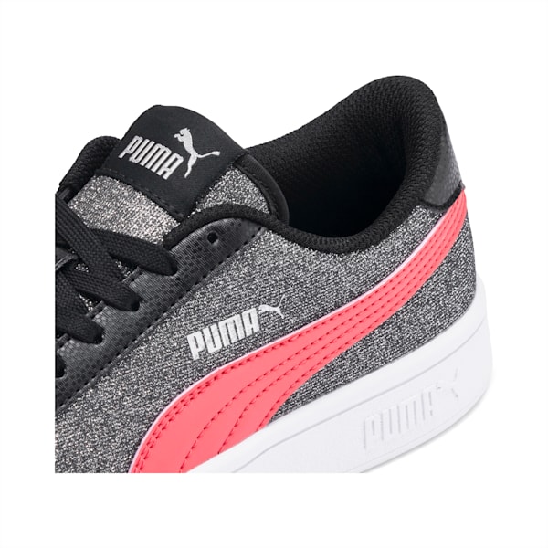Smash v2 Glitz Glam Sneakers JR, Puma Black-Calypso Coral, extralarge-IND