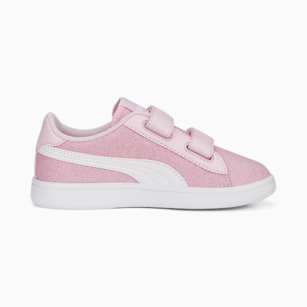 PUMA Smash v2 Glitz Glam Sneakers Kids, Pearl Pink-PUMA White, extralarge-GBR