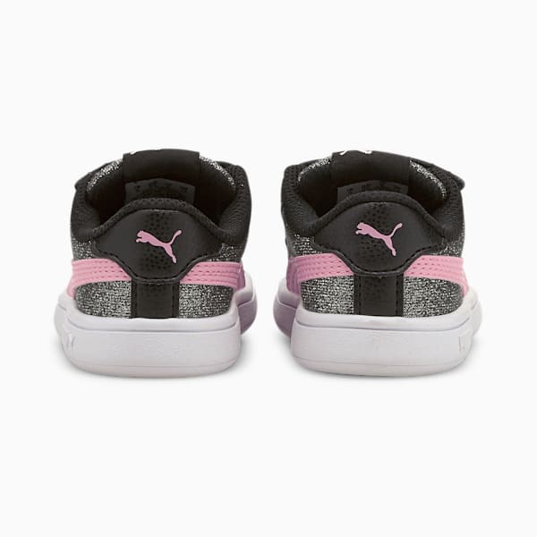 PUMA Smash v2 Glitz Glam Sneakers Babies, Puma Black-Pale Pink, extralarge-GBR