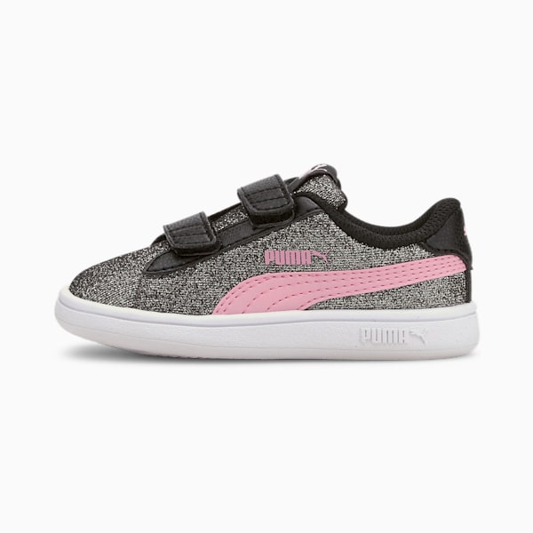 PUMA Smash v2 Glitz Glam Sneakers Babies, Puma Black-Pale Pink, extralarge-GBR