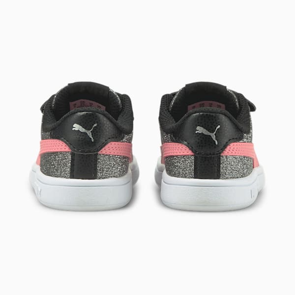 PUMA Smash v2 Glitz Glam Sneakers Babies, Puma Black-Peony, extralarge-GBR