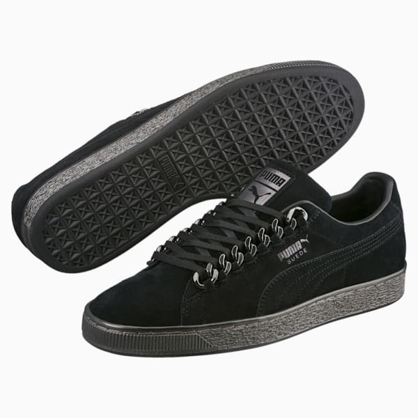 Suede Classic X-chains Shoes, Puma Black-Puma Black, extralarge