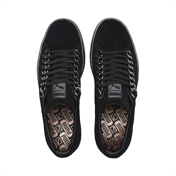 Suede Classic X-chains Shoes, Puma Black-Puma Black, extralarge
