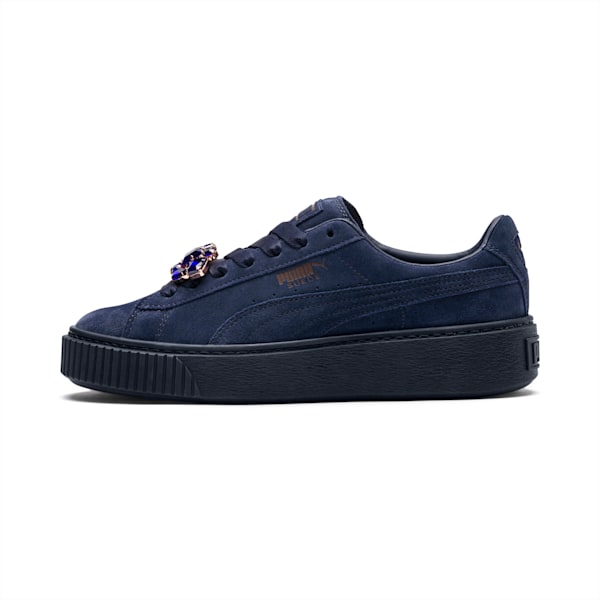 Puma suede platform gem women's sneakers top