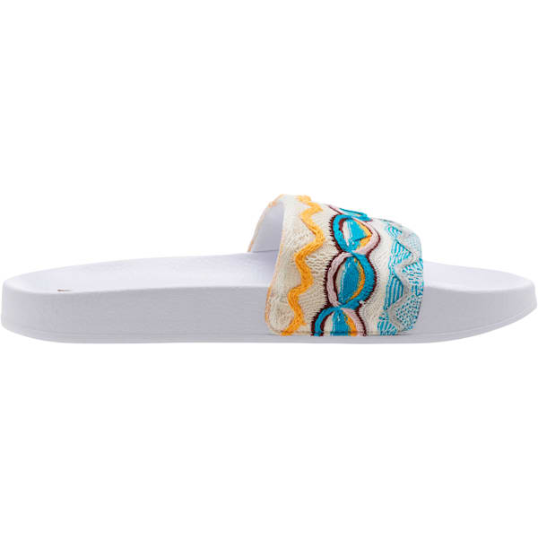 PUMA x COOGI Leadcat Slides, Puma White-Gold, extralarge