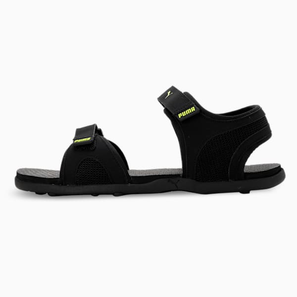 Relay MU Unisex Sandals, PUMA Black-Yellow Alert, extralarge-IND
