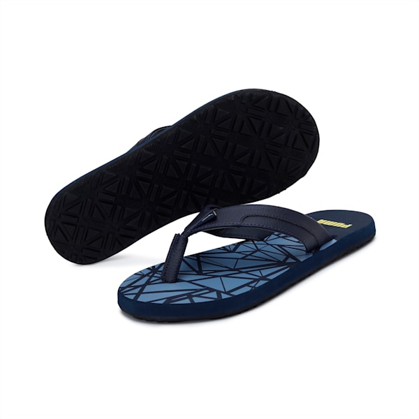 Wrens GU Flip-Flops, Peacoat-Infinity-Fizzy Yellow, extralarge-IND