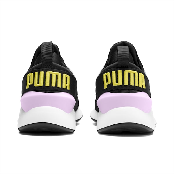 Muse Kids' Trainers, Puma Black-Pale Pink, extralarge-AUS