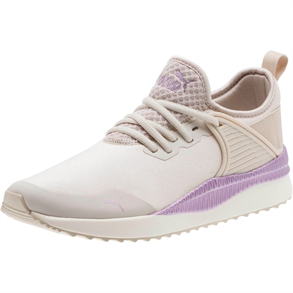 Pacer Next Cage ST2 Women's Sneakers, Silver Gray-Metallic Lavender, extralarge