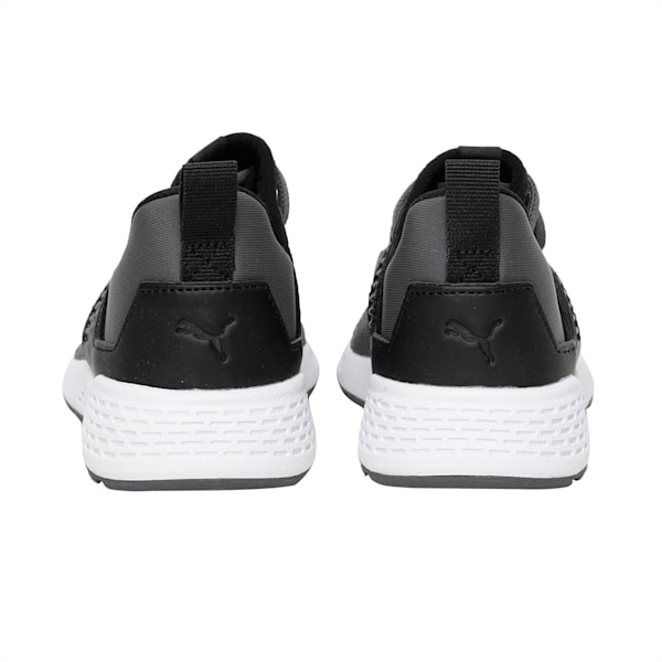 Insurge Mesh Kids' Sneakers, Asphalt-Puma Black-White, extralarge-IND