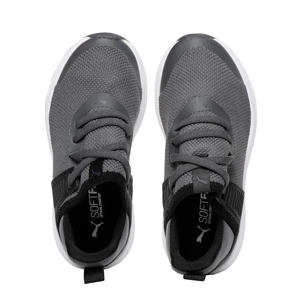 Insurge Mesh Kids' Sneakers, Asphalt-Puma Black-White, extralarge-IND