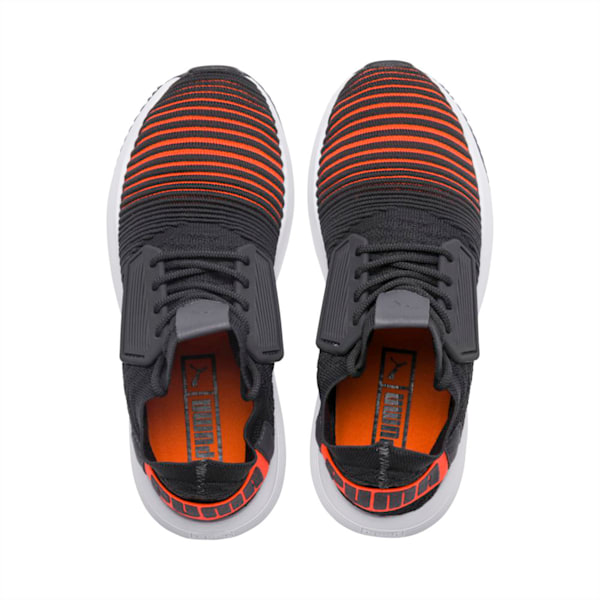 Uprise Color Shift Jr Sneakers, Iron Gate-Orange-White, extralarge-IND