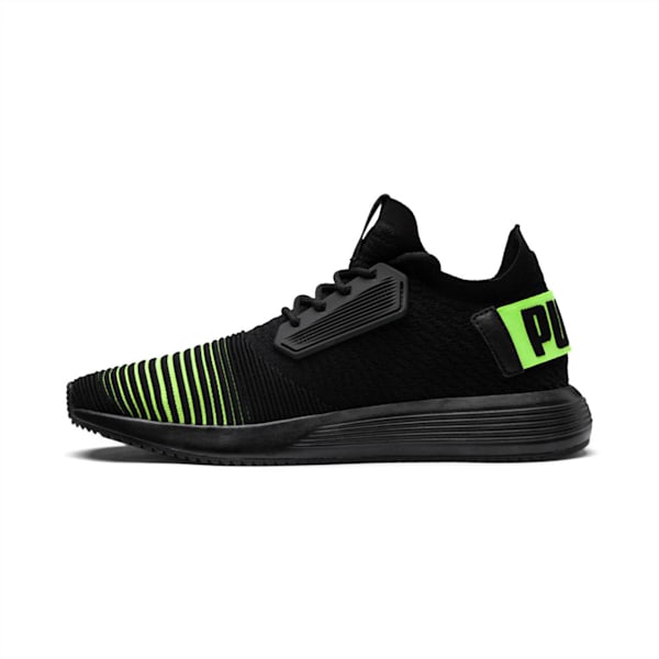 Uprise Color Shift Unisex Sneakers, Puma Black-Limepunch, extralarge-IND