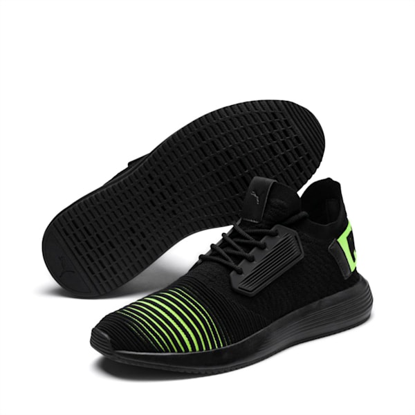Uprise Color Shift Unisex Sneakers, Puma Black-Limepunch, extralarge-IND
