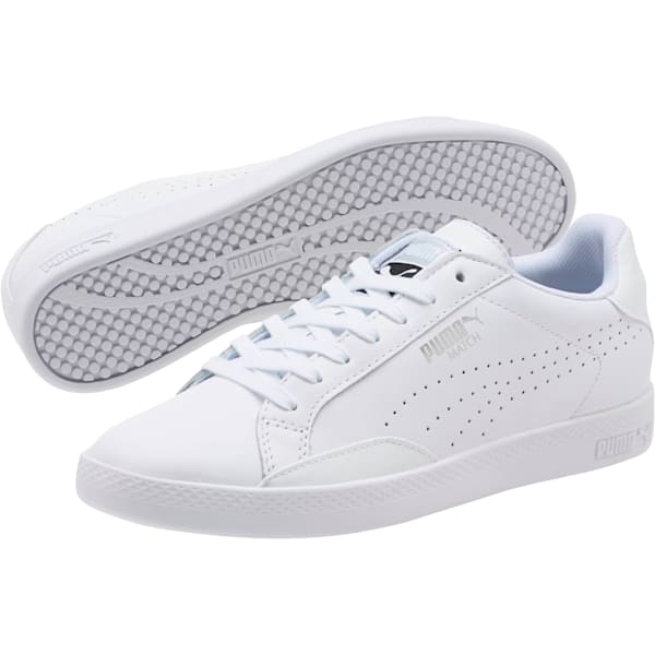 Match 74 Women's Sneakers, Puma Silver-Puma Silver, extralarge