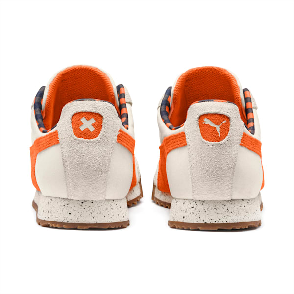 PUMA X TINYCOTTONS Roma Sneakers JR, White Asparagus-Mandarin Orange-Blue Nights, extralarge