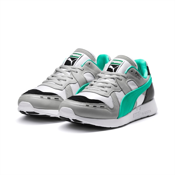 RS-100 Re-Invention Sneakers, Gray Violet-Biscay Green-Puma White, extralarge