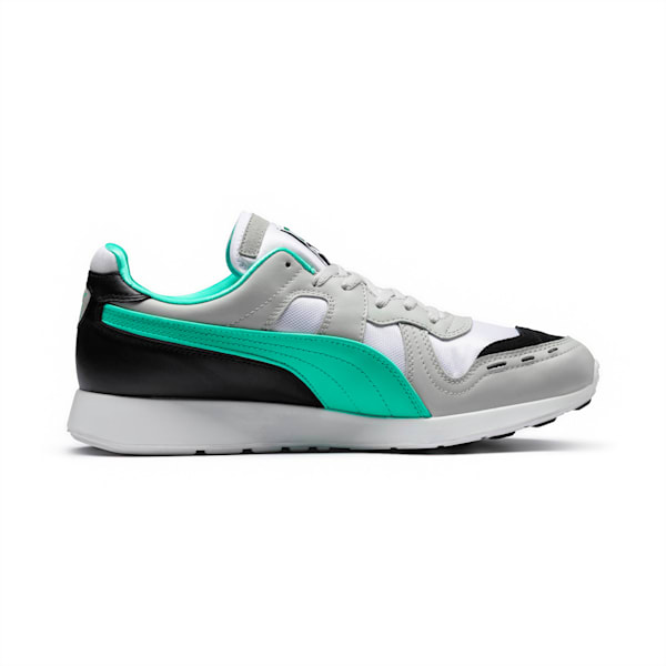 RS-100 Re-Invention Sneakers, Gray Violet-Biscay Green-Puma White, extralarge