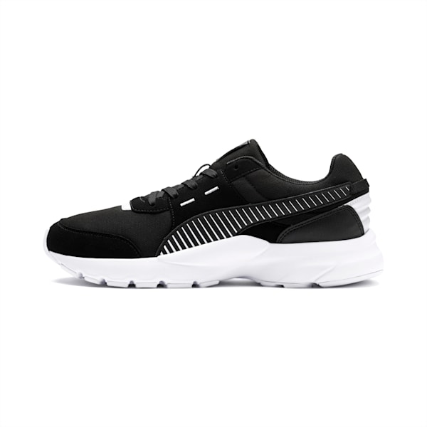 Future Runner Running Shoes, P.Black-P. Black-P. White, extralarge-IND