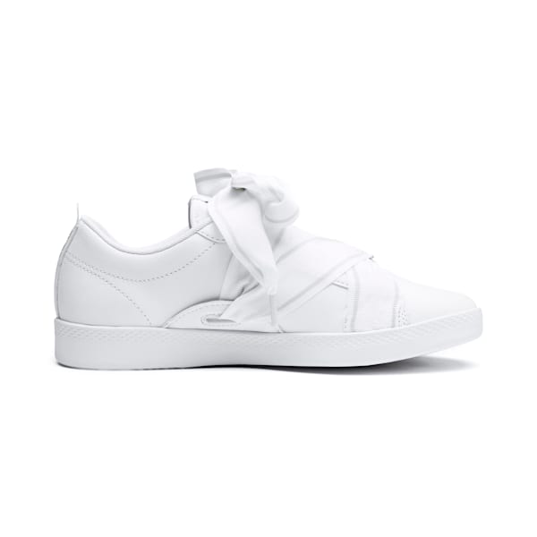 PUMA Smash Women’s Buckle Sneakers, Puma White-Puma Silver, extralarge