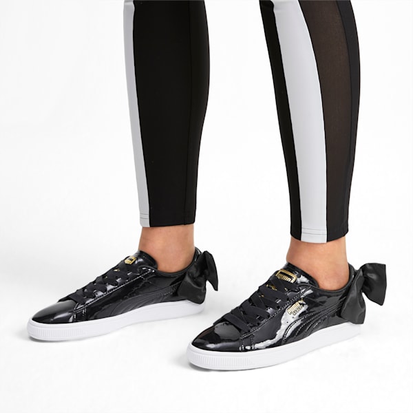 Puma basket bow black hotsell