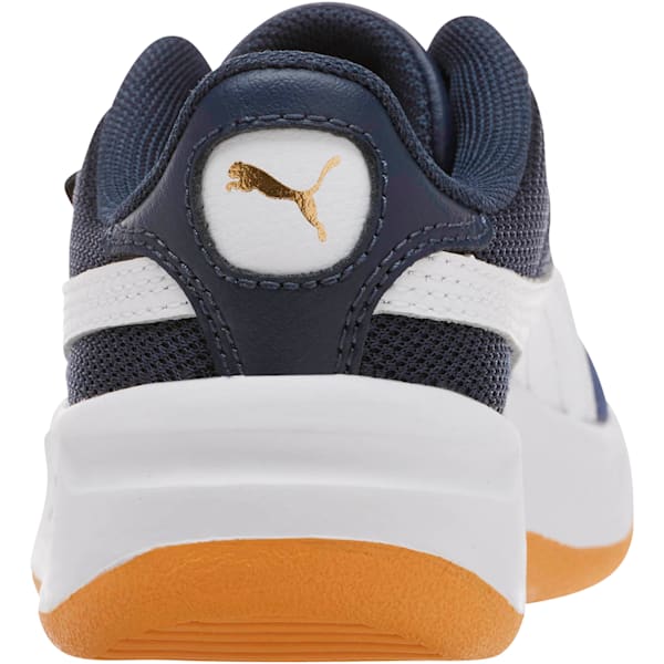 California Casual Little Kids' Shoes, Peacoat-Puma White-Puma Team Gold, extralarge