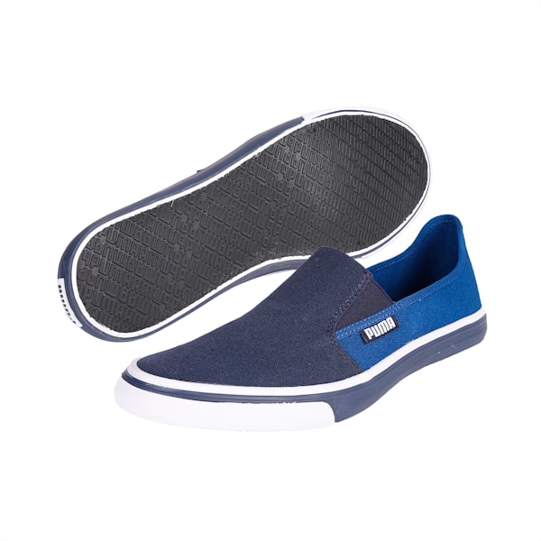 Apollo Slip On Unisex Shoes, Peacoat-Sodalite Blue-Puma White, extralarge-IND