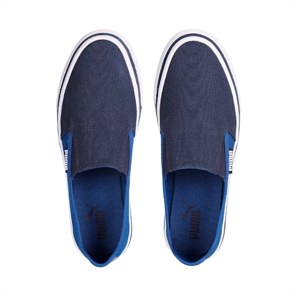 Apollo Slip On Unisex Shoes, Peacoat-Sodalite Blue-Puma White, extralarge-IND