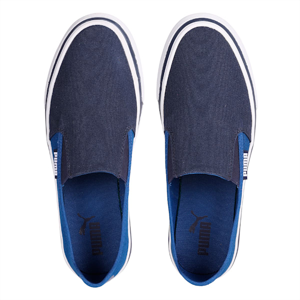 Apollo Slip On Unisex Shoes, Peacoat-Sodalite Blue-Puma White, extralarge-IND