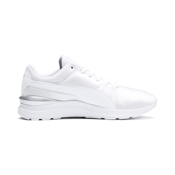 Adela Satin Women's Sneakers, Puma White-Puma White, extralarge-IND