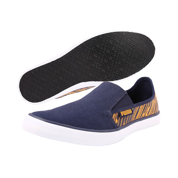 Apollo Slip on Graphic 2 IDP, Peacoat-Zinnia-Puma White, extralarge-IND