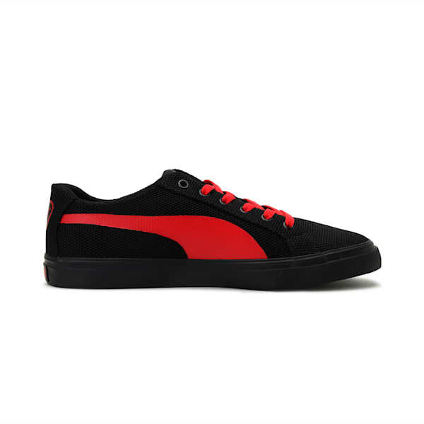 Rap Low Knit Men's Sneakers, High Risk Red-Puma Black, extralarge-IND