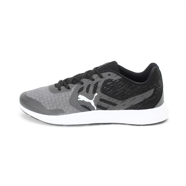 Gamble Men’s Sneakers, Steel Gray-Puma Black-Puma White, extralarge-IND