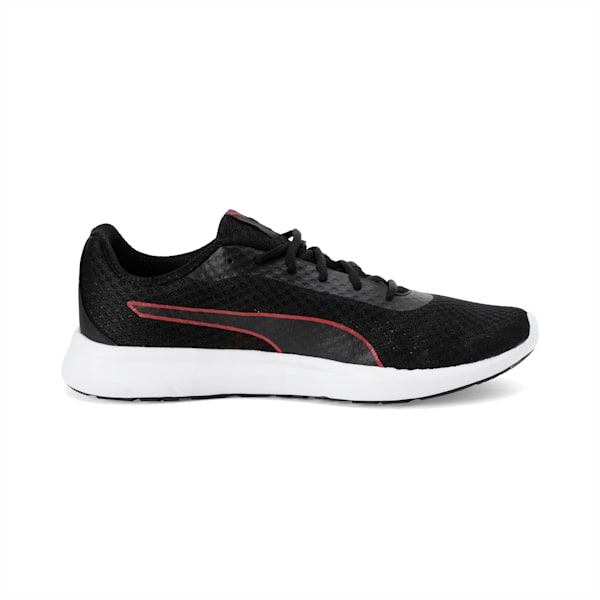 Propel EL Men's Sportstyle Sneakers, Puma Black-High Risk Red, extralarge-IND