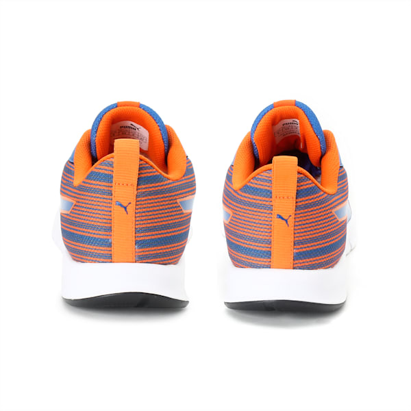 Brisk FR Men's Sneakers, Royal Blue-Vibrant Orange, extralarge-IND