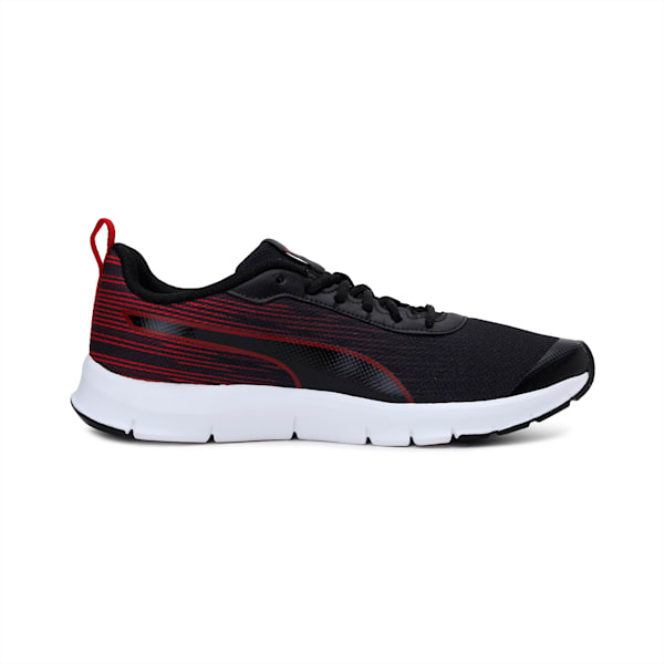 Brisk FR Men's Sneakers, Puma Black-Ribbon Red, extralarge-IND