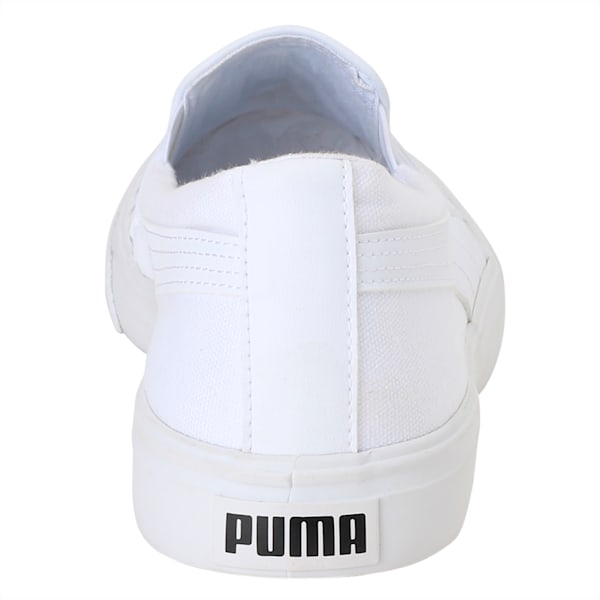 PUMA x one8 Men's Slip-On Sneakers, White-Black-Bleu Azur, extralarge-IND